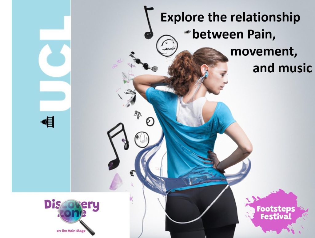 Woman dancing - UCL - Explore the relationship between pain movement and music - participate in research