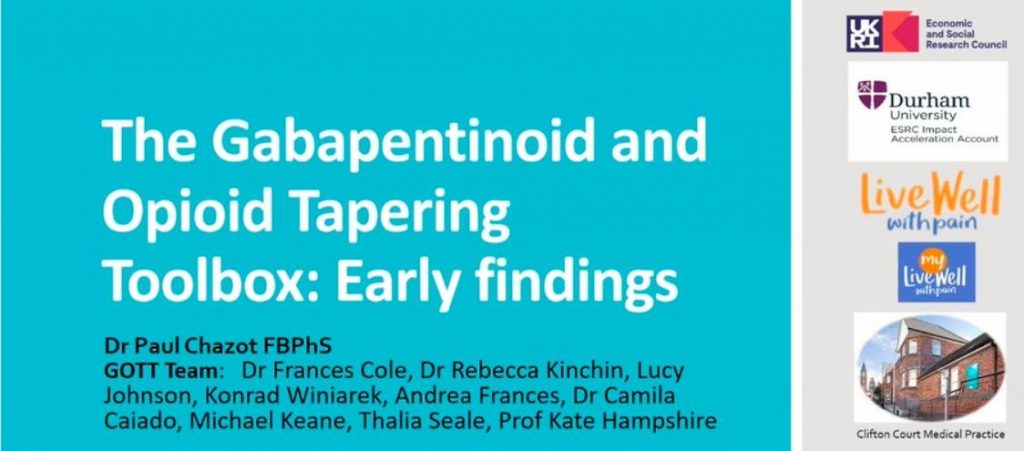 Gabapentinoid and Opioid Tapering Toolbox graphic