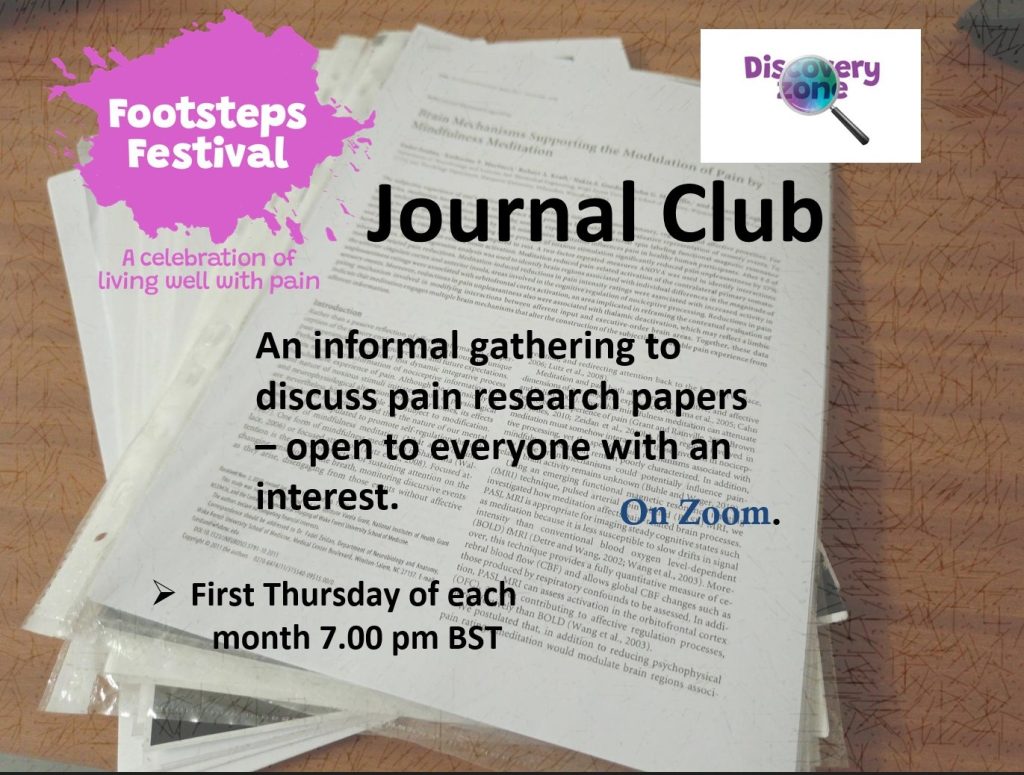 Journal Club - first thursday of every month at 7 pm on zoom
