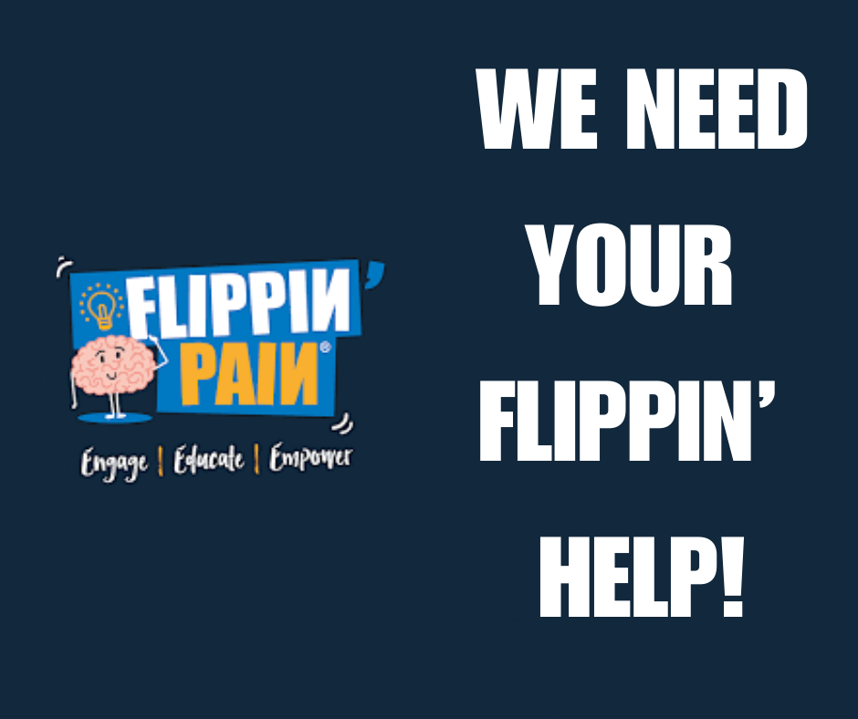 We need you flippin help